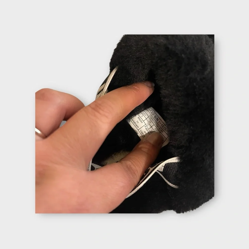 UGG black double